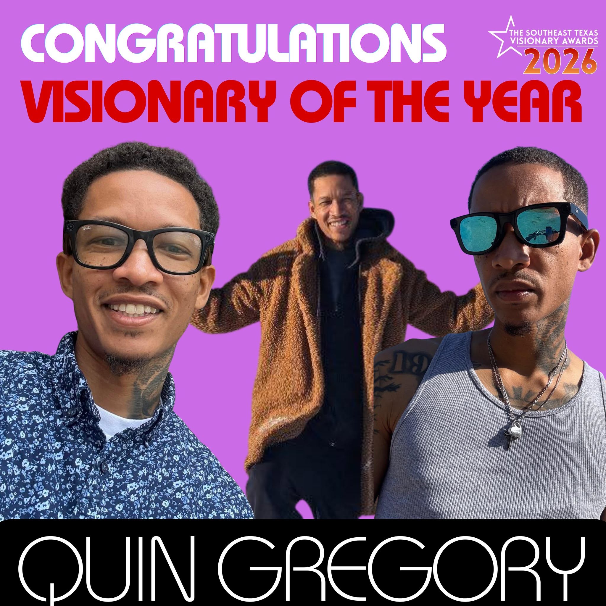 Quinten Gregory — Special: Visionary of the Year
